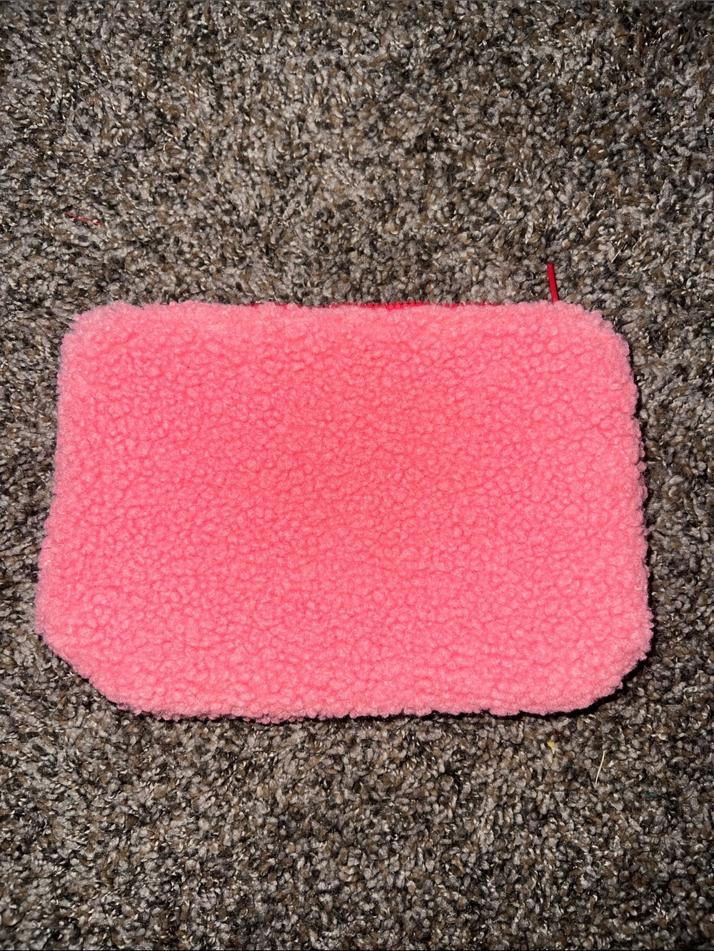 Sherpa fleece cosmetic bag, GAP